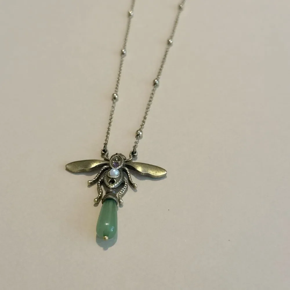 Insect Pendant Necklace #1568 - Picture 3 of 4
